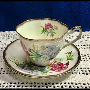 Vintage Royal Standard  Princess Louise English Bone China  floral tea cup &…